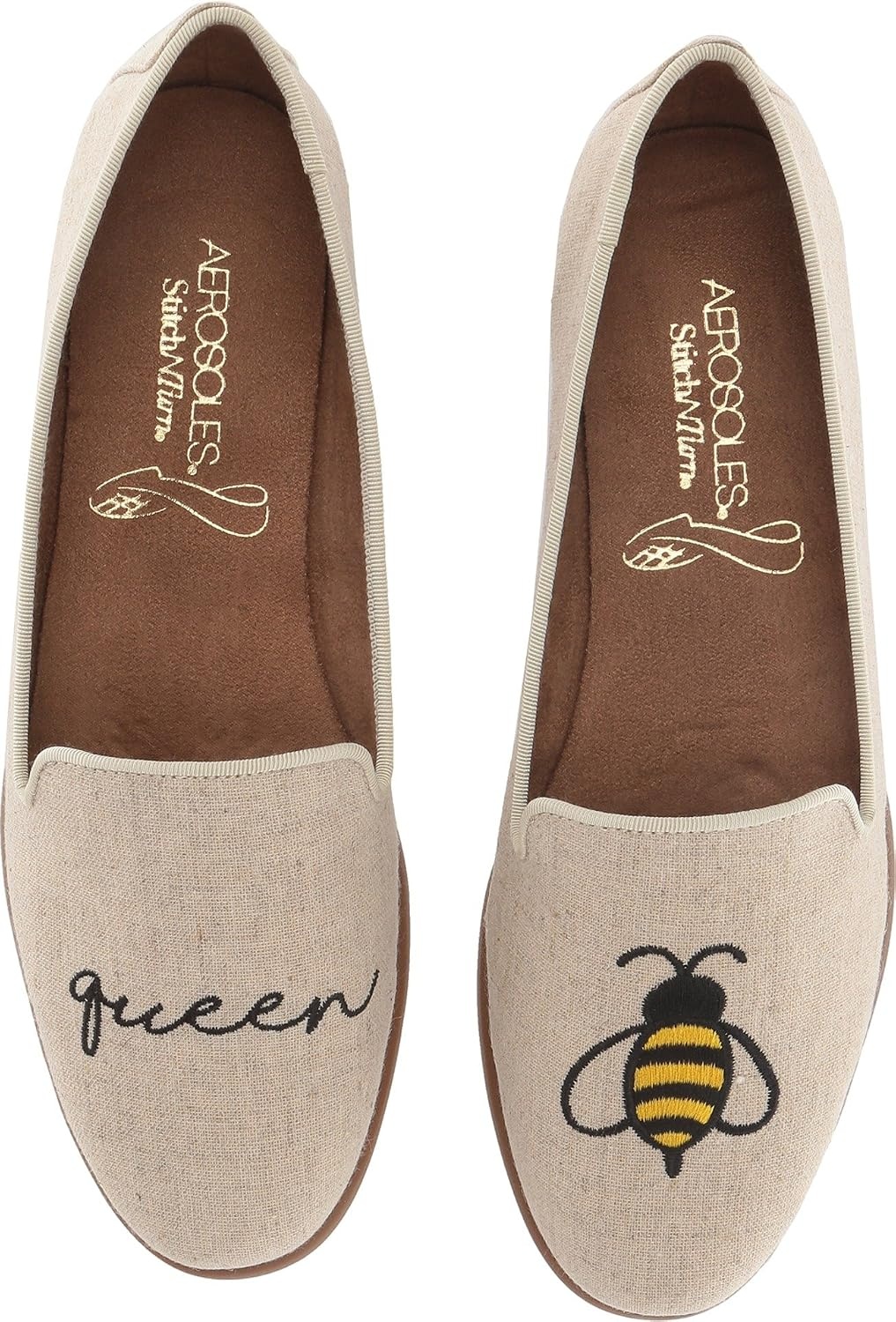 Aerosoles Women’s Betunia Slip-On Loafer with Memory Foam Footbed(Gold/Metallic)