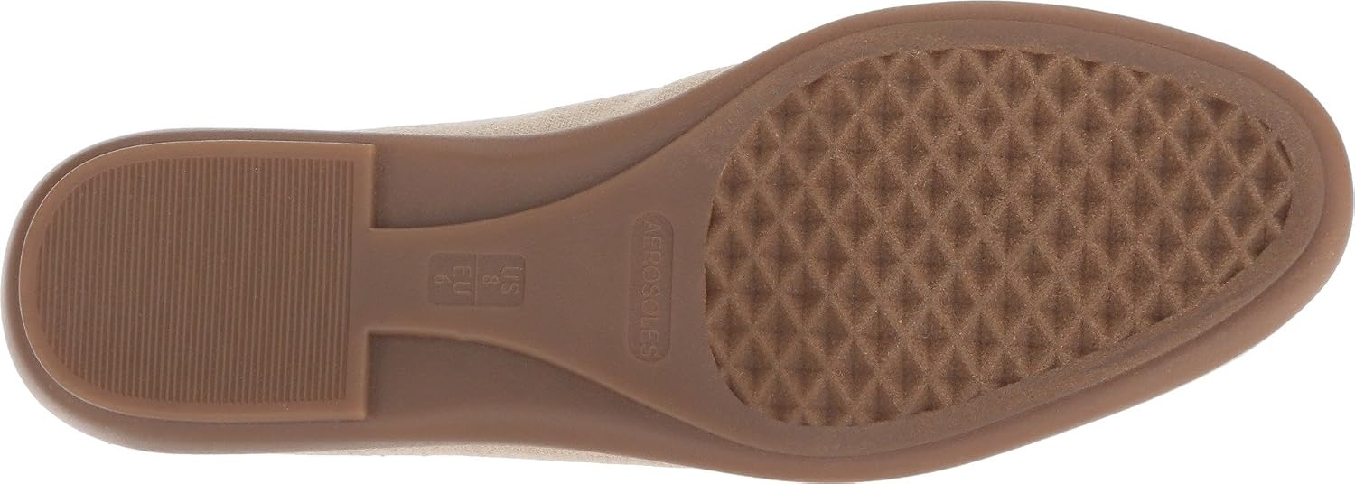Aerosoles Women’s Betunia Slip-On Loafer with Memory Foam Footbed(Gold/Metallic)