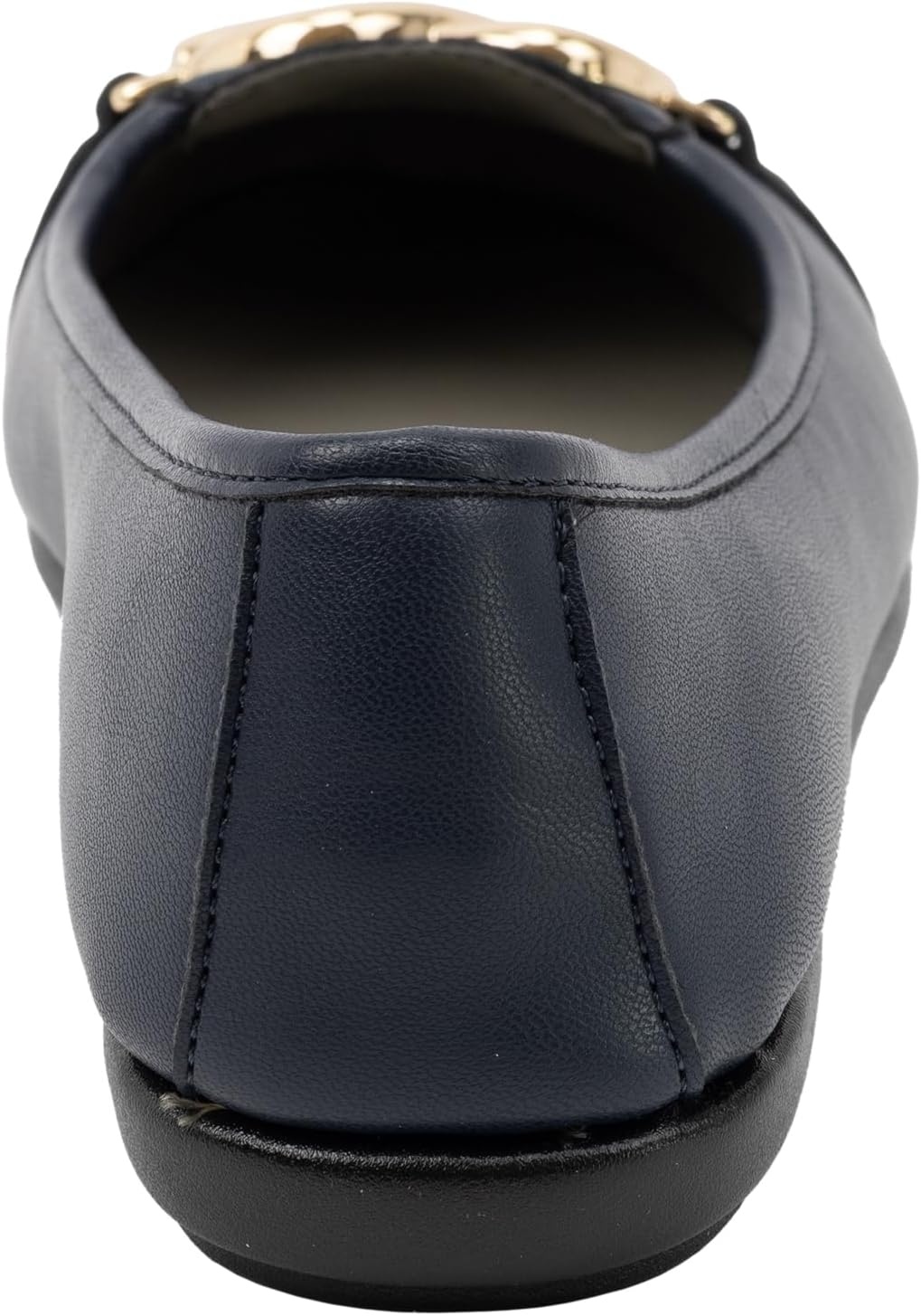 Aerosoles Women’s Big Bet Flats(Navy Soft Faux Leather)