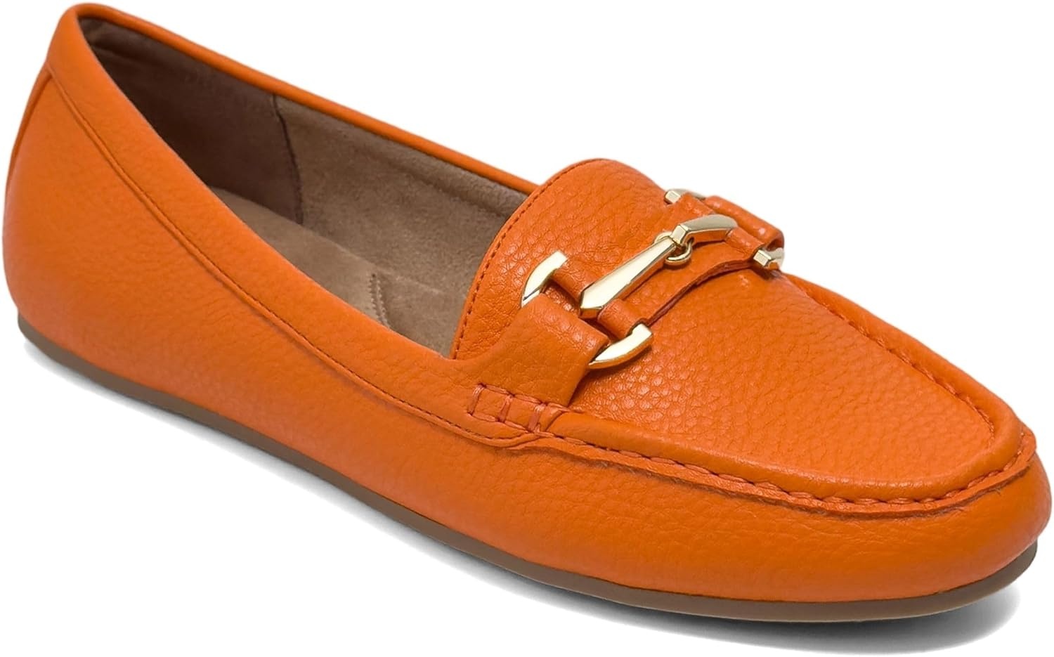 Aerosoles Women’s Day Drive(Orange Faux Pebbled Leather)