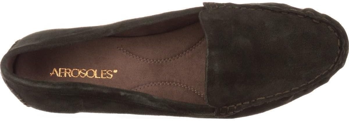 Aerosoles Over Drive(Dark Green Suede)