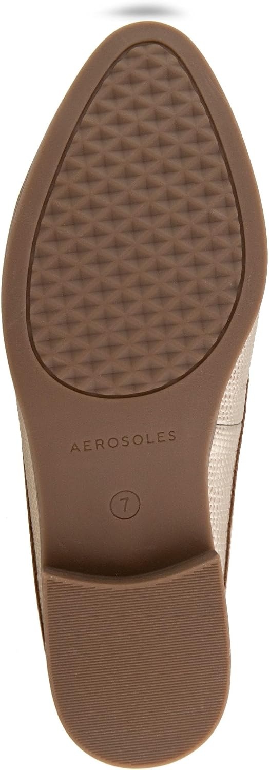Aerosoles Women’s Erik(Gold Metallic Lizard Faux Leather)