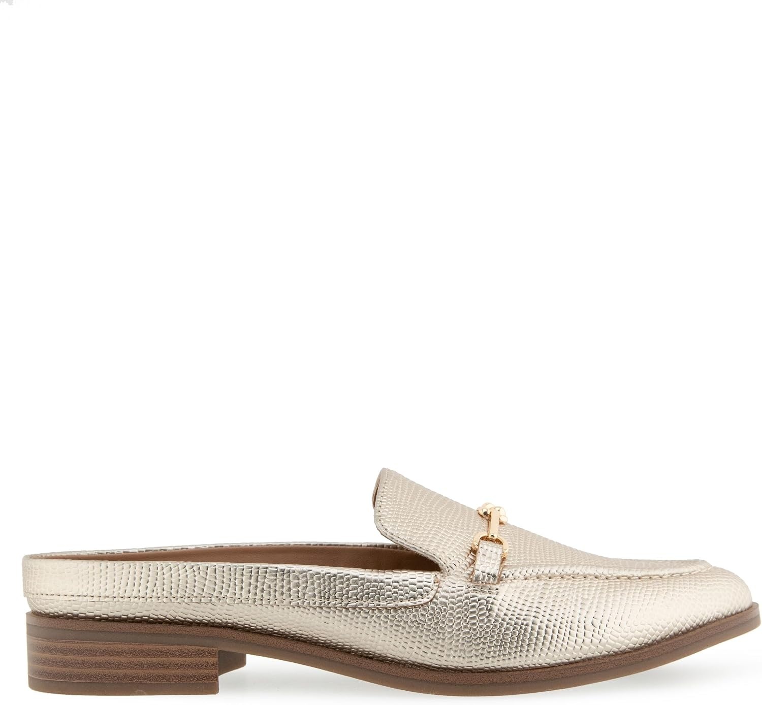 Aerosoles Women’s Erik(Gold Metallic Lizard Faux Leather)