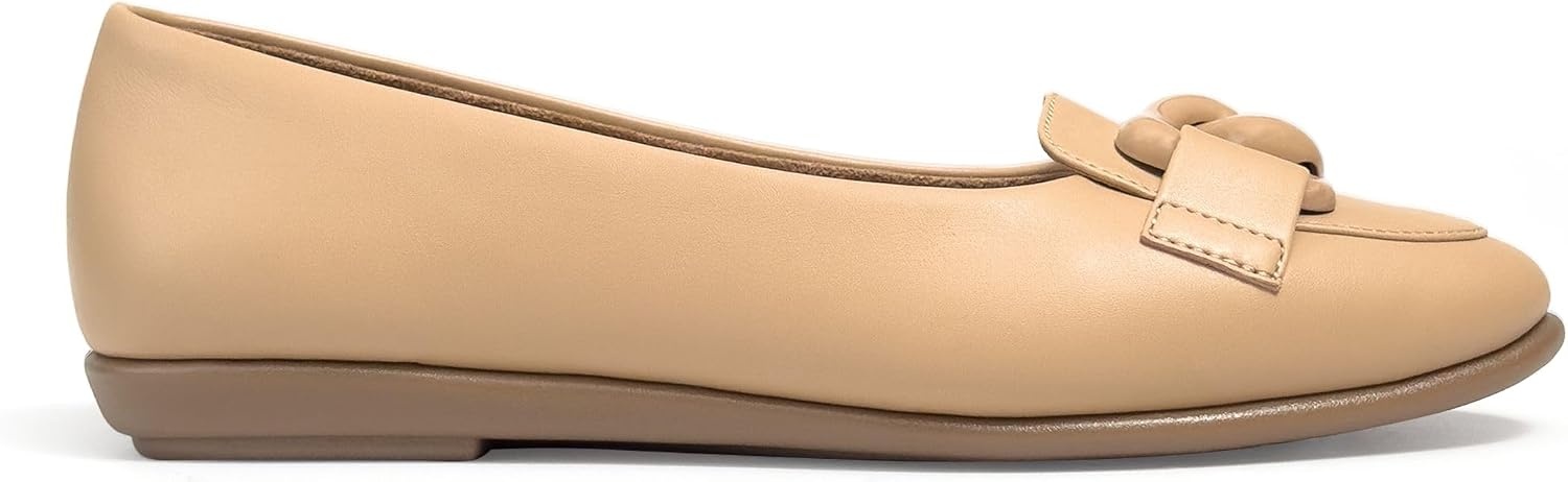 Aerosoles Women’s Bell(Beige Bisque Soft Faux Leather)