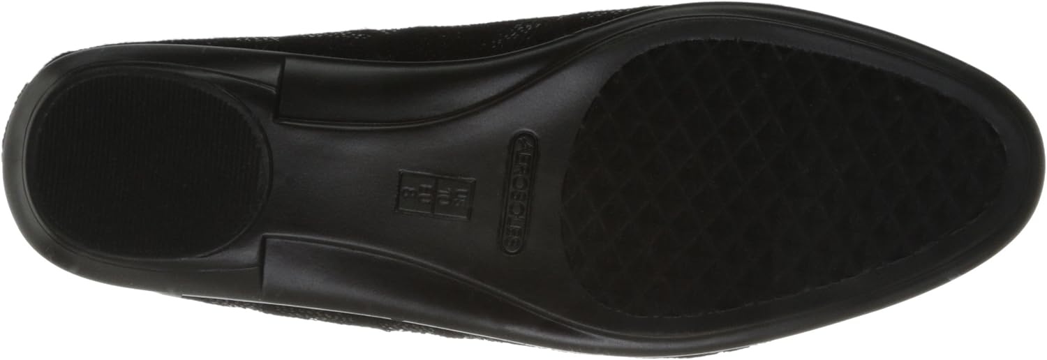 Aerosoles Women’s Betunia Slip-On Loafer with Memory Foam Footbed(Black Sparkle)