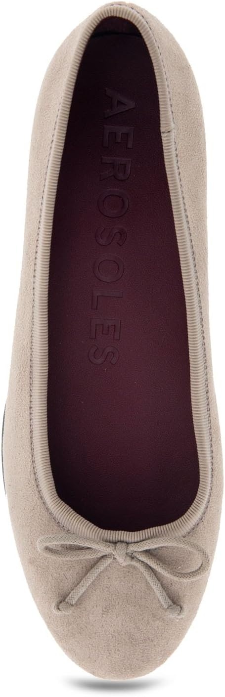 Aerosoles Women’s Homebet Flats(Trench Coat Faux Suede)