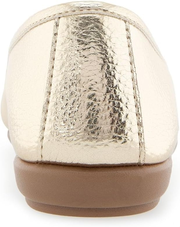 Aerosoles Women’s Big Bet Flats(Soft Gold Pu)
