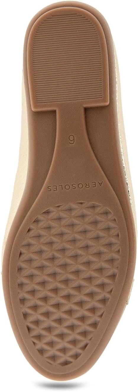 Aerosoles Women’s Big Bet Flats(Soft Gold Pu)