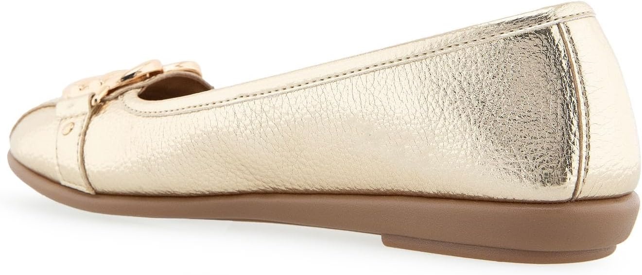Aerosoles Women’s Big Bet Flats(Soft Gold Pu)