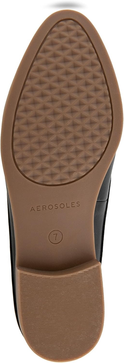 Aerosoles Women’s Erik(Black Faux Leather)