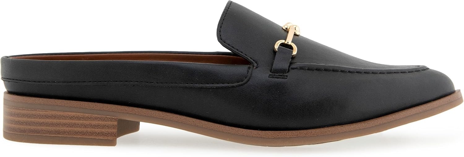 Aerosoles Women’s Erik(Black Faux Leather)