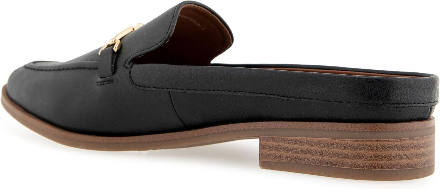 Aerosoles Women’s Erik(Black Faux Leather)