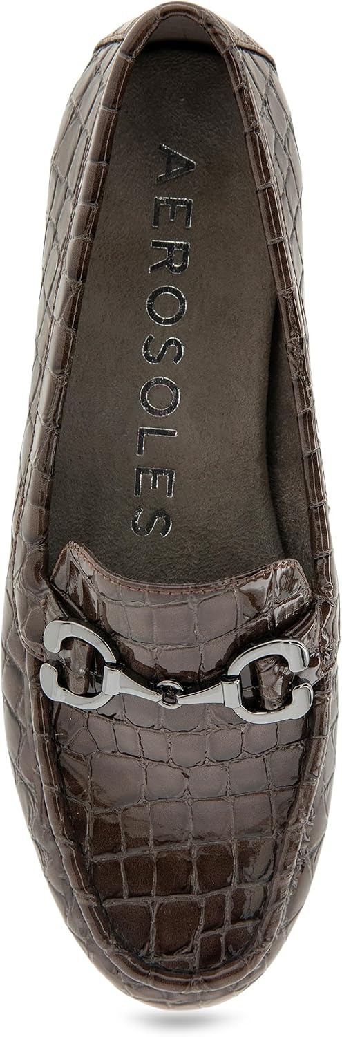 Aerosoles Women’s Dallas(Chocolate Croco Faux Leather)