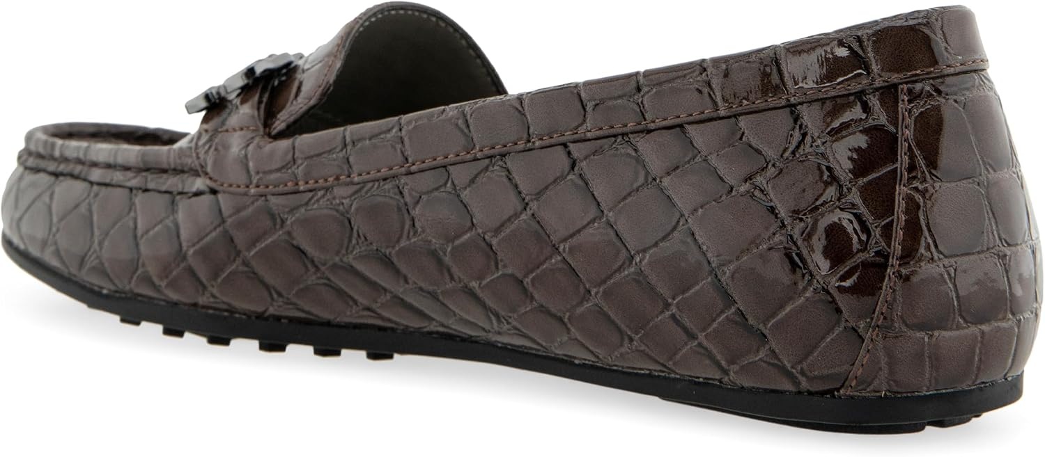 Aerosoles Women’s Dallas(Chocolate Croco Faux Leather)