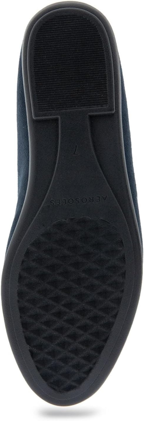 Aerosoles Women’s Homebet Flats(Navy Faux Suede)