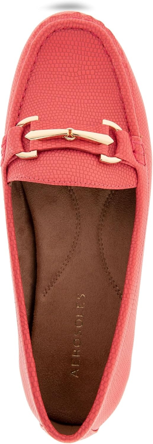 Aerosoles Women’s Day Drive(Coral Lizard Faux Leather)