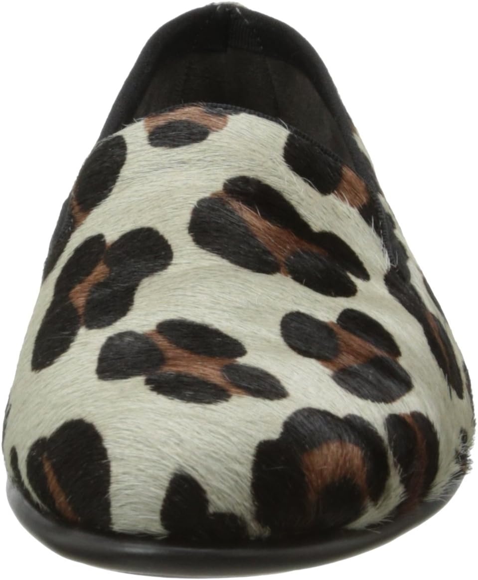 Aerosoles Women’s Betunia Slip-On Loafer with Memory Foam Footbed(Leopard Black/Grey)