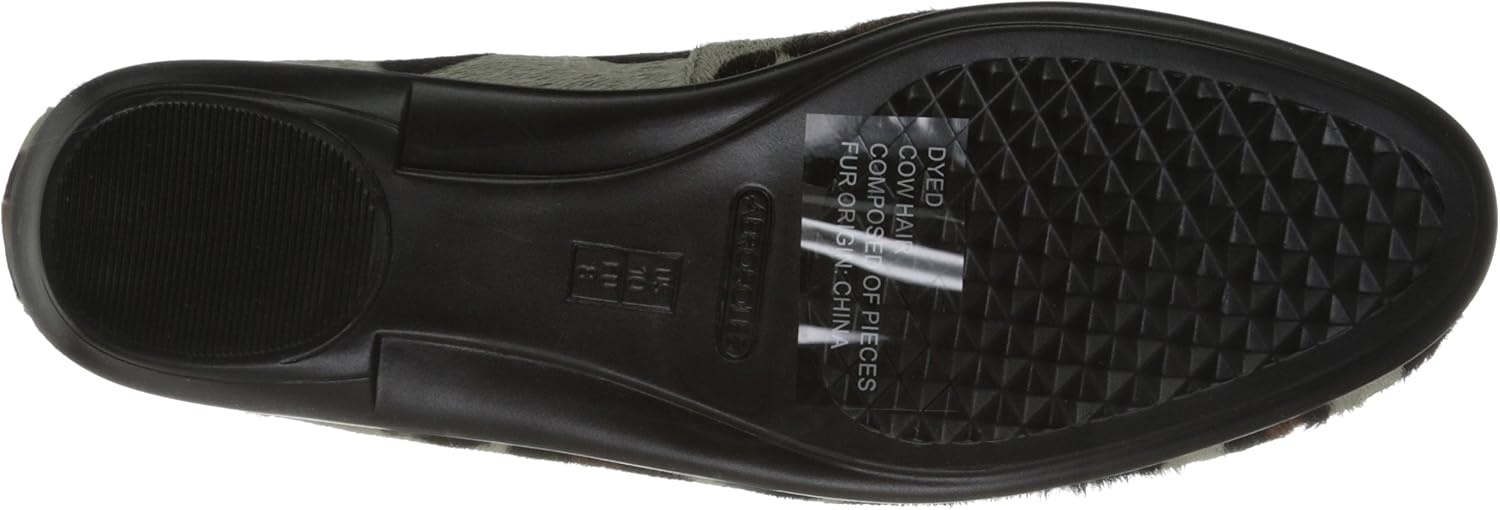 Aerosoles Women’s Betunia Slip-On Loafer with Memory Foam Footbed(Leopard Black/Grey)