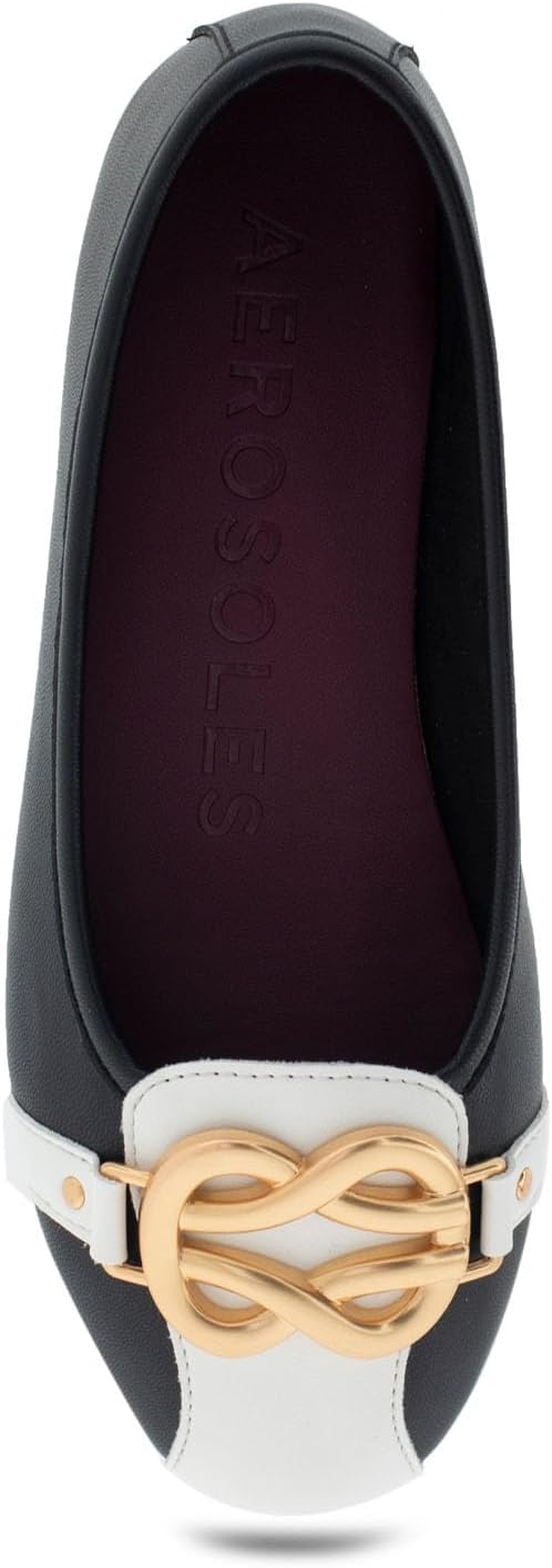Aerosoles Women’s Big Bet Flats(Black Combo)
