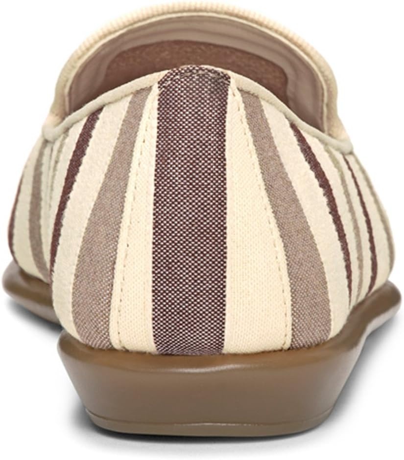 Aerosoles Women’s Betunia Slip-On Loafer with Memory Foam Footbed(Light Brown Combo)