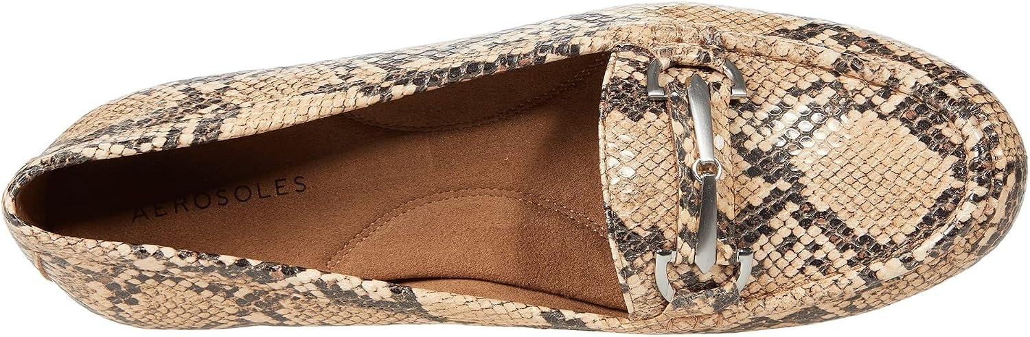 Aerosoles Women’s Day Drive(Natural Snake)