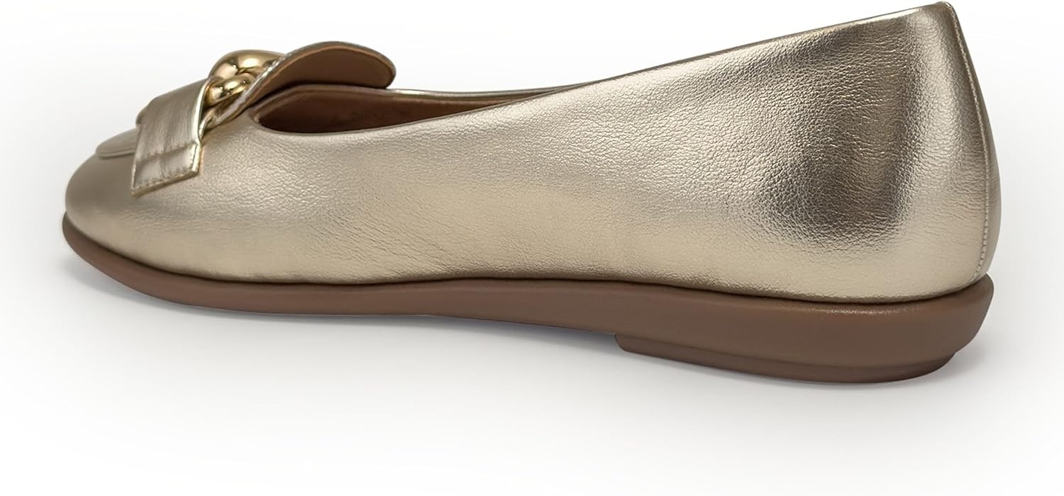 Aerosoles Women’s Bell(Soft Gold Faux Leather)