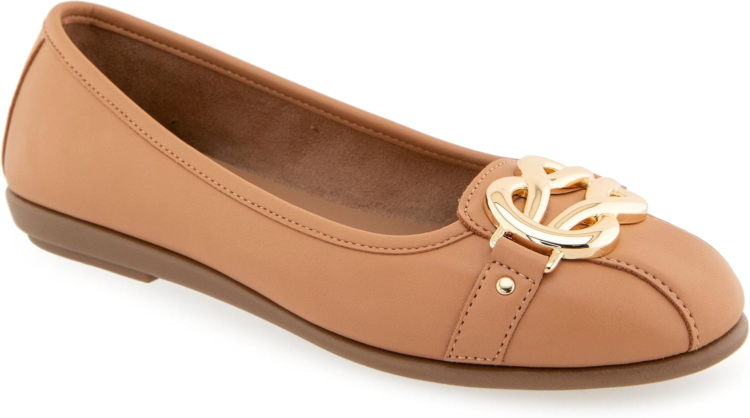 Aerosoles Women’s Big Bet Flats(Natural)
