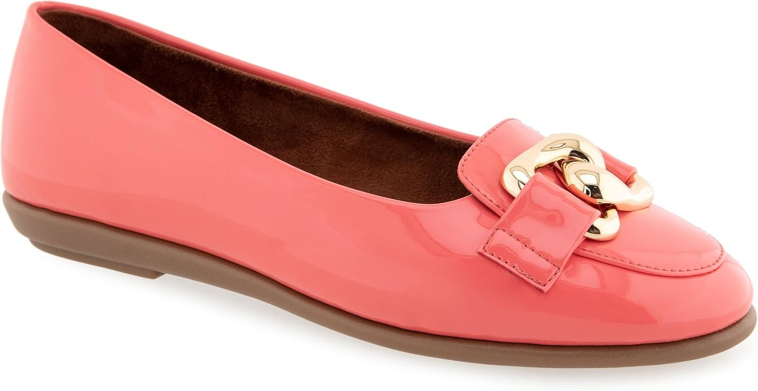 Aerosoles Women’s Bell(Coral Patent Faux Leather)