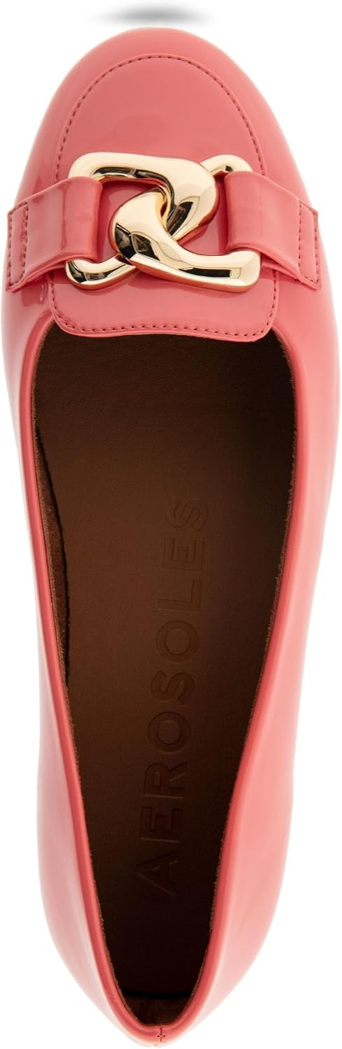 Aerosoles Women’s Bell(Coral Patent Faux Leather)