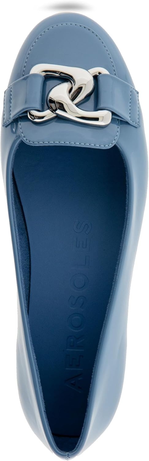 Aerosoles Women’s Bell(Blue Jean Patent Faux Leather)