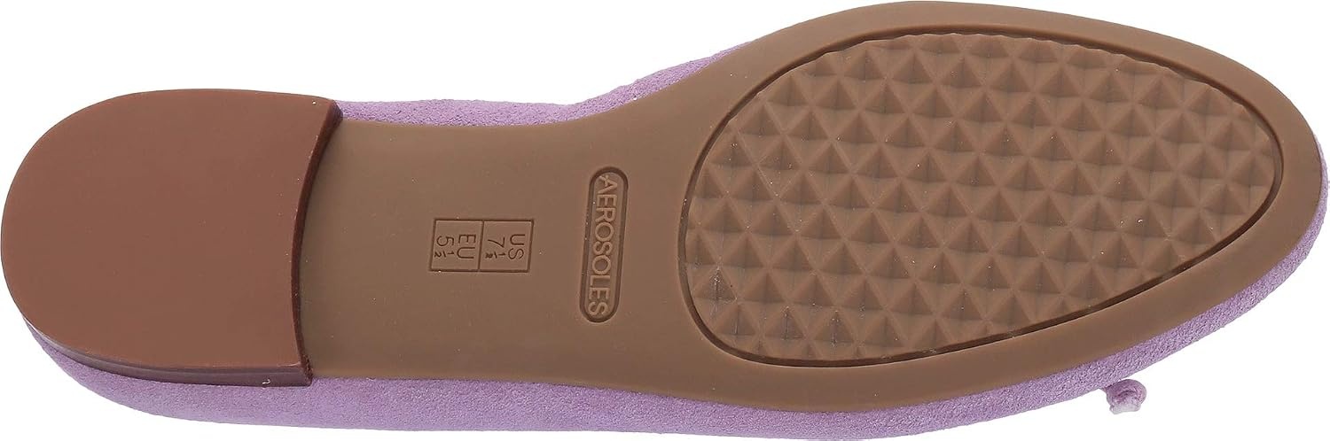 Aerosoles Women’s Homebet Flats(Light Purple Suede)
