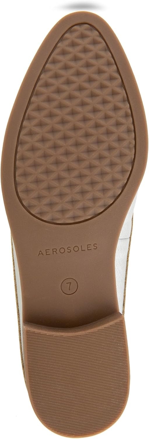 Aerosoles Women’s Erik(Silver Metallic Textured Faux Leather)