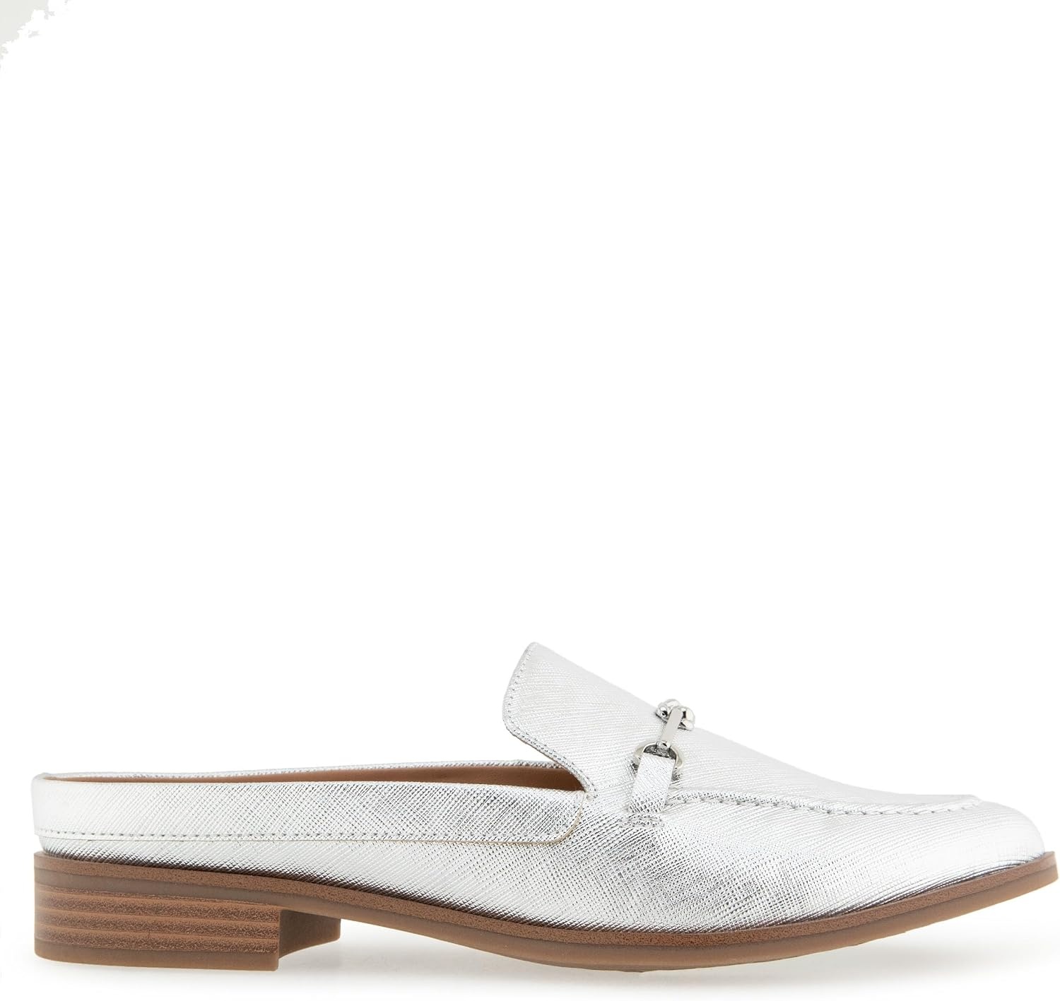 Aerosoles Women’s Erik(Silver Metallic Textured Faux Leather)