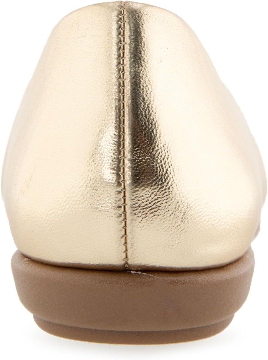 Aerosoles Women’s Bell(Gold/Tan Faux Leather)
