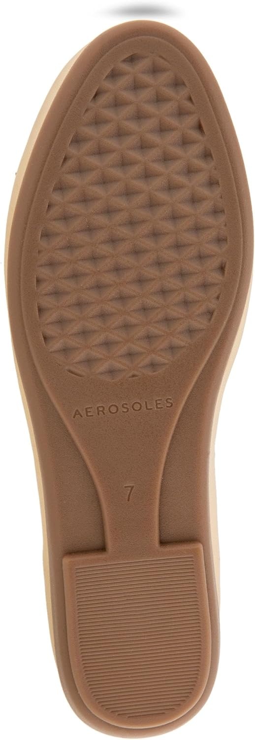 Aerosoles Women’s Bell(Gold/Tan Faux Leather)