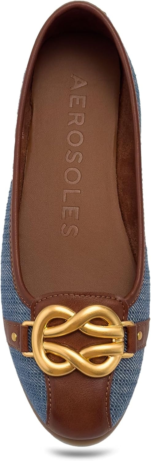 Aerosoles Women’s Big Bet Flats(Denim)