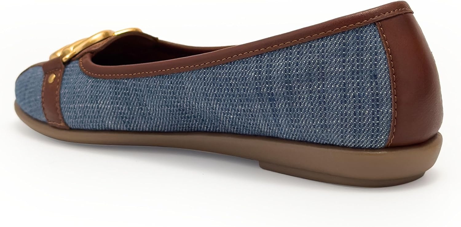 Aerosoles Women’s Big Bet Flats(Denim)