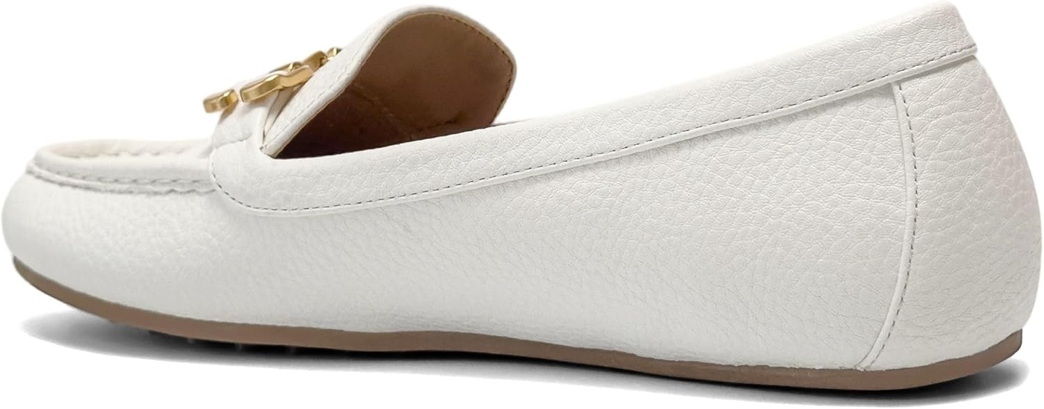 Aerosoles Women’s Dallas(White Pebbled Faux Leather)