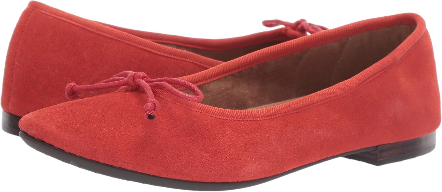 Aerosoles Women’s Homebet Flats(Orange Suede)