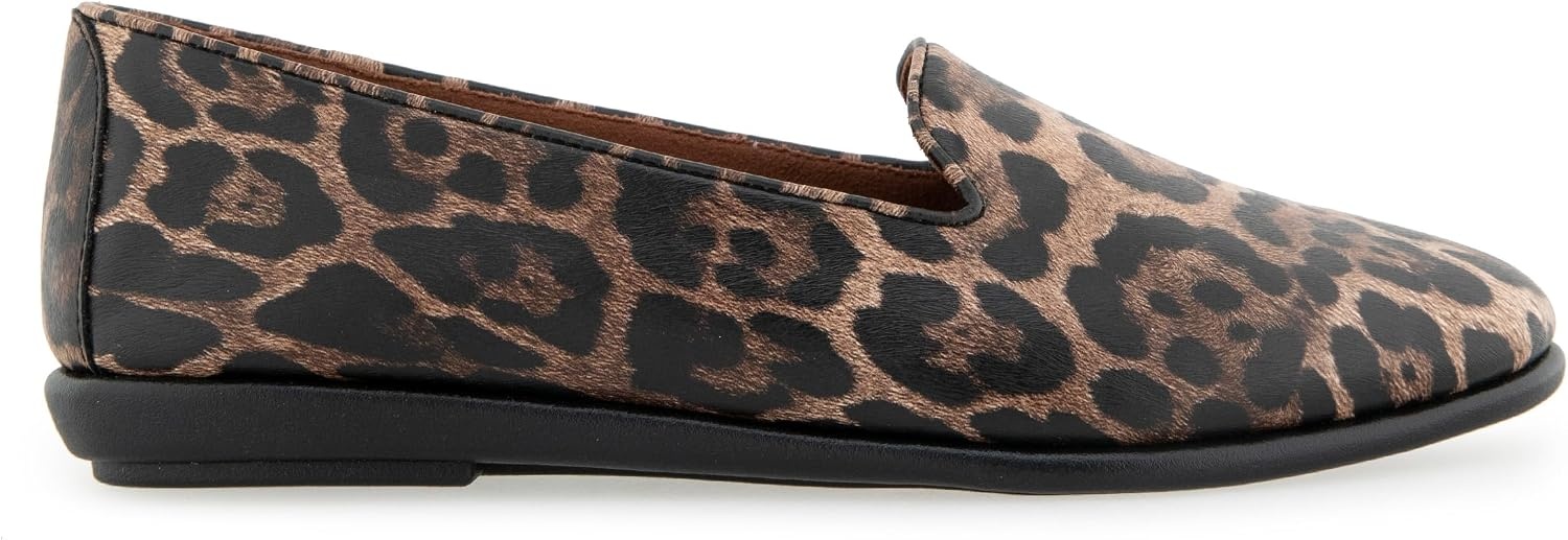 Aerosoles Women’s Betunia Slip-On Loafer with Memory Foam Footbed(Tobacco Multi)