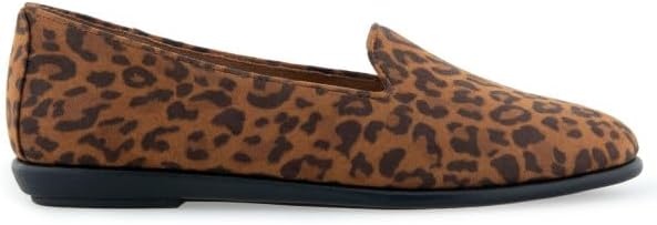 Aerosoles Women’s Betunia Slip-On Loafer with Memory Foam Footbed(Leopard Fab Suede)
