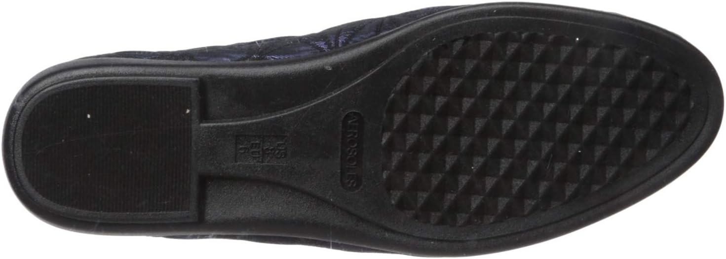 Aerosoles Women’s Betunia Slip-On Loafer with Memory Foam Footbed(Dark Blue Combo)