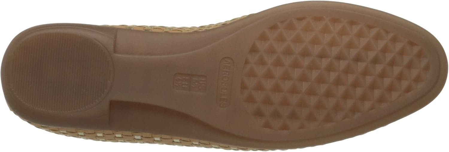 Aerosoles Women’s Betunia Slip-On Loafer with Memory Foam Footbed(Tan)
