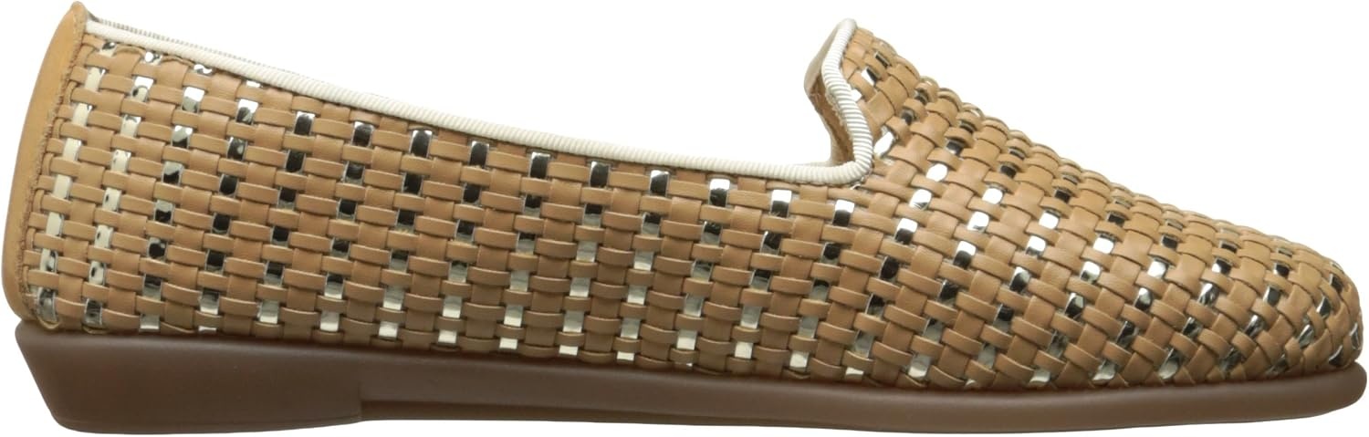 Aerosoles Women’s Betunia Slip-On Loafer with Memory Foam Footbed(Tan)