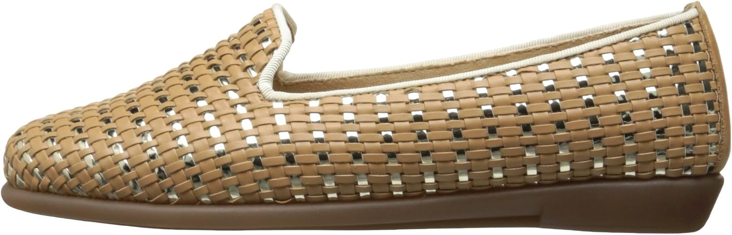 Aerosoles Women’s Betunia Slip-On Loafer with Memory Foam Footbed(Tan)