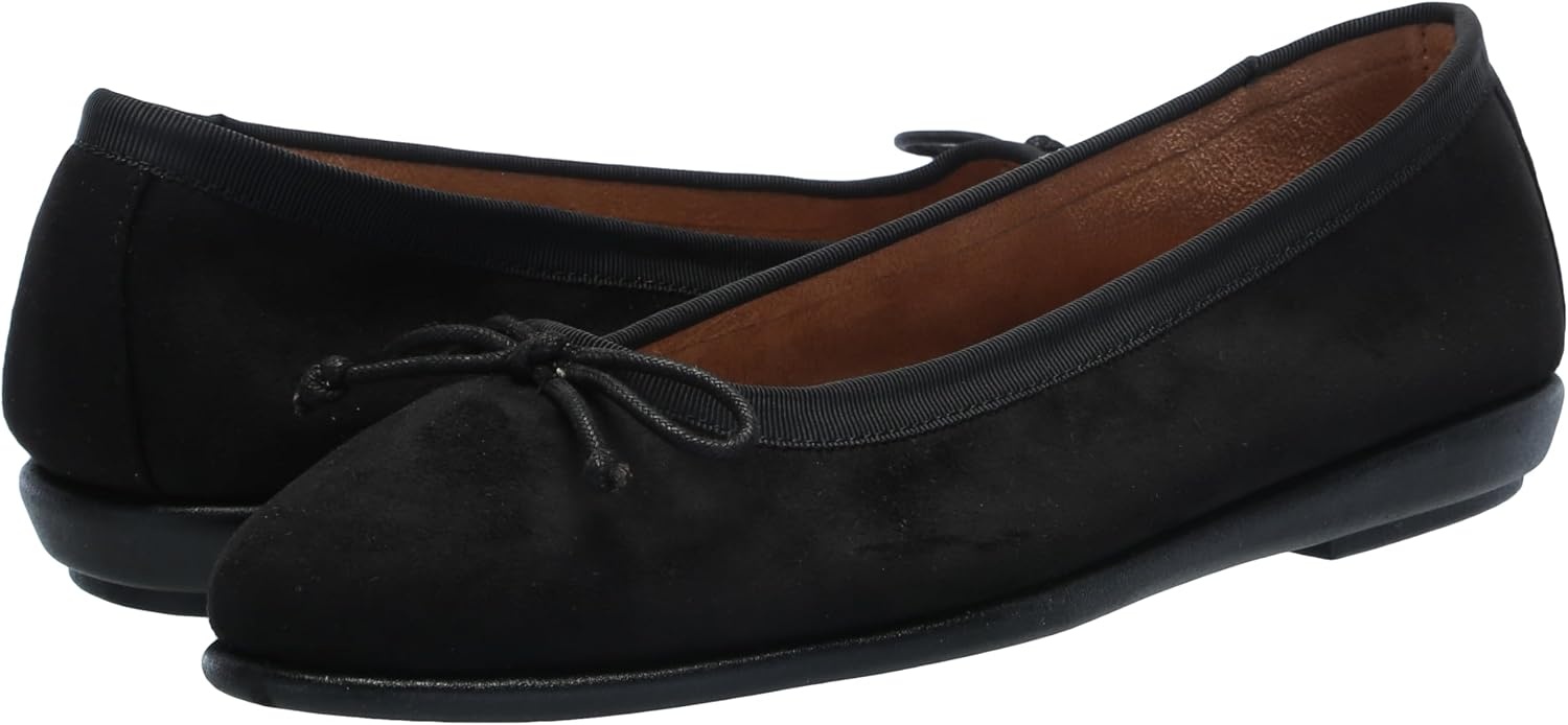 Aerosoles Women’s Homebet Flats(Black Pu Suede)