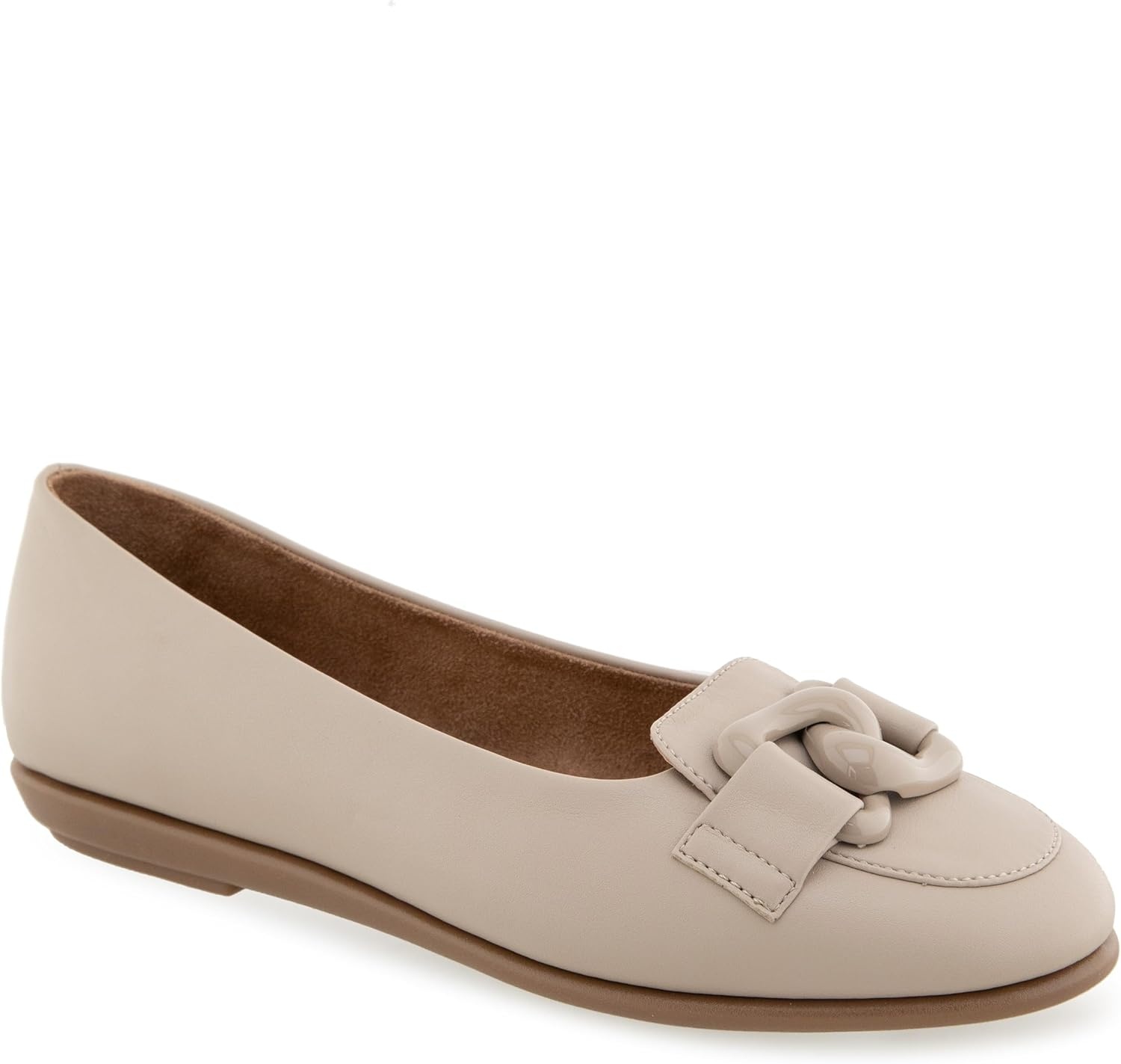Aerosoles Women’s Bell(Stone Soft Faux Leather)