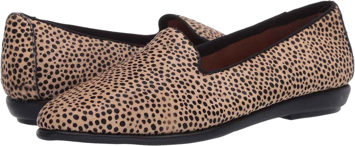 Aerosoles Women’s Betunia Slip-On Loafer with Memory Foam Footbed(Tan Combo)