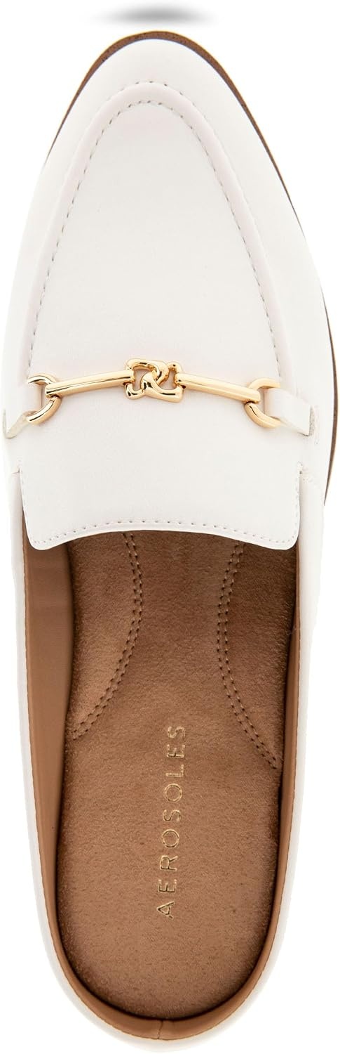 Aerosoles Women’s Erik(Bright White Faux Leather)