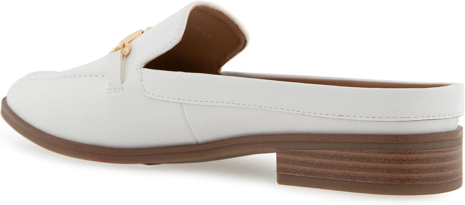 Aerosoles Women’s Erik(Bright White Faux Leather)